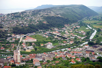 Fototapeta premium Valley and river