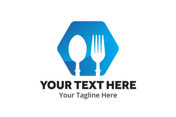 Fototapeta premium food logo creative illustration vector of graphic , food and drink illustration vector , vector of food logo illustration for logo identity and business