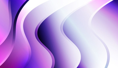 Wave Creative Background. For Business Presentation Wallpaper, Flyer, Cover. Colorful Vector Illustration.