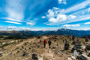 Fototapeta premium hiking in the mountains