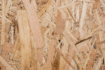 Plywood board texture.  Compressed sawdust panel background. Wood surface for interior design and decoration.