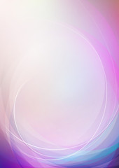 Curved abstract on colors background