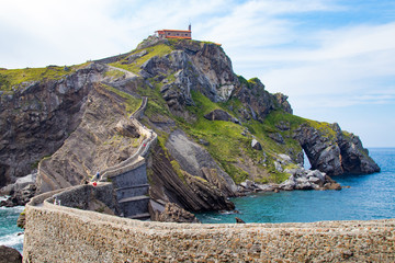 gaztelugatxe landscape, basque country, spain