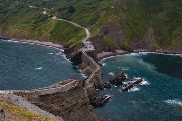 gaztelugatxe landscape, basque country, spain