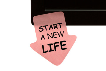 Start A New Life Concept