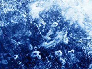blue dark oil paint abstract background.