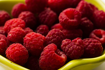 raspberries background