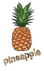 taste pineapple fruit picture delicacy advertising
