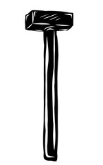 tool advertising black and white logo image