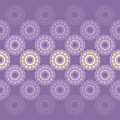 Polka dots seamless pattern. Mosaic of ethnic figures. Patterned texture. Geometric background. Can be used for wallpaper, textile, invitation card, wrapping, web page background.