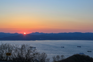 函館山からの夕景