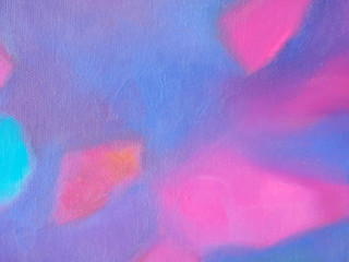 Colorful sweet colors abstract background oil paint.