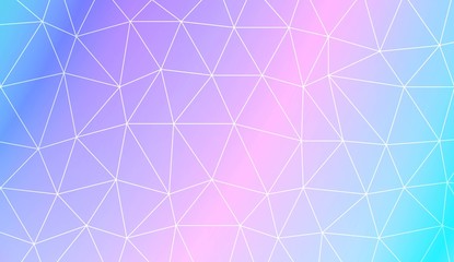 Fototapeta premium Original background in polygonal pattern with triangles style. For flyer, screen, business presentation. Vector illustration. Creative gradient color.