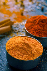  all indian spices , cooking background 
