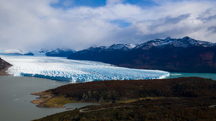 Fototapeta na wymiar Argentina - Patagonia - Perito Moreno Glacier - Aerial View
