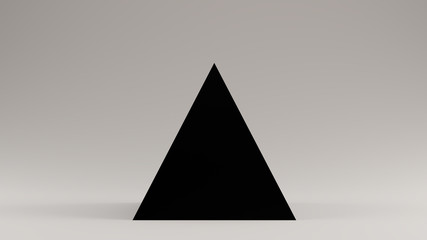 Black Pyramid 3d illustration 3d render