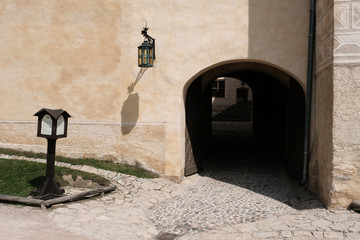 Bauska medieval castle in Latvia in summer