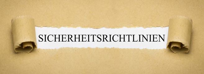 Sicherheitsrichtlinien