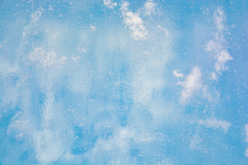The texture of the ice. The frozen water.Winter background 