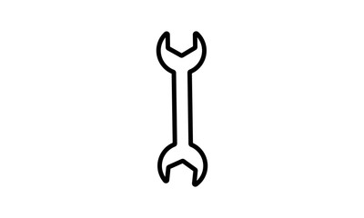 Wrench icon for repair and maintenance services