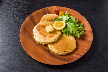 パンケーキセット Very delicious homemade pancake set