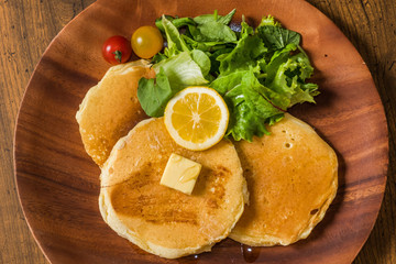 パンケーキセット Very delicious homemade pancake set