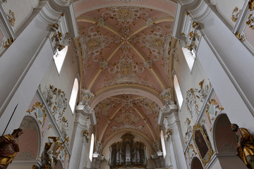 Innenansicht Basilika St. Vitus (Ellwangen)