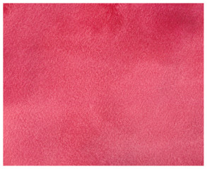 Pink abstract watercolor background with paper texture