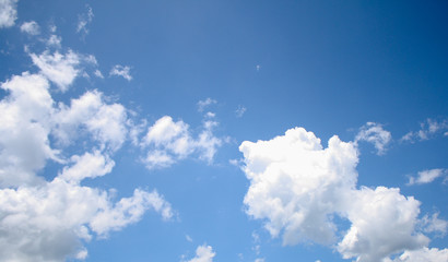 Naklejka na ściany i meble landscape blue sky. sky and the clouds. lovely sky 