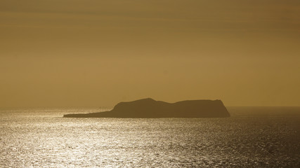 The volcanic island Surtsey, an offshore UNESCO site South Iceland