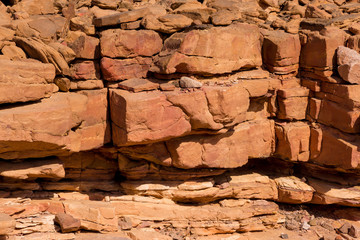 Coloured Canyon is a rock formation on South Sinai (Egypt) peninsula. Desert rocks of multicolored sandstone background.	