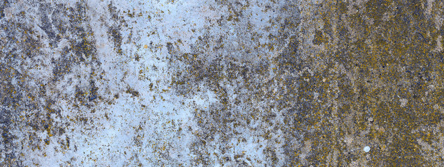 Asbestos slate texture concrete covered with lichen and moss, industry material natural cement