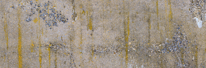 Asbestos slate texture concrete covered with lichen and moss, industry material natural cement