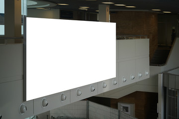 advertising mockup for ad placement advertising in the building