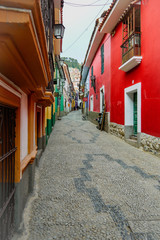 Obraz premium Colorful street in La Paz, Bolivia