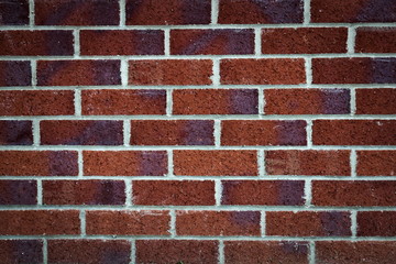 Obraz premium Red and purple bricks wall, texture,background.