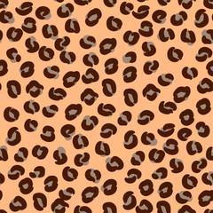 Leopard pattern design, vector illustration background