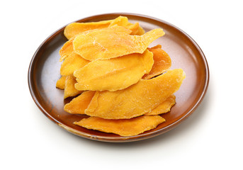 Mango. dry mango on the background
