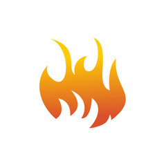 Flames logo icon design vector template