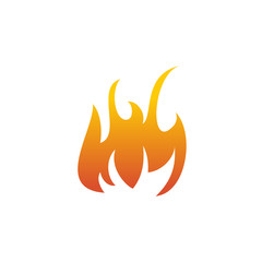 Flames logo icon design vector template