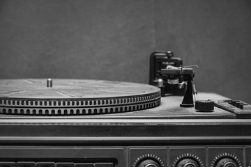 Old record player