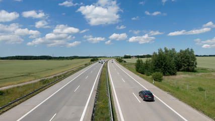 Fototapeta premium Fahrt ins Blaue