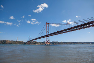 The most famous bridge in Lisbon