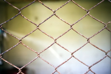 Rusty Steel cage