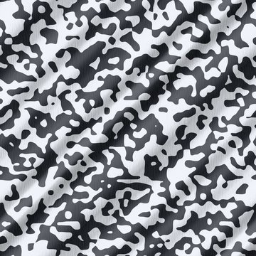 cow fabric seamless pattern texture background - animal leather plaid - black and white spots