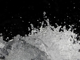 水しぶき、たき