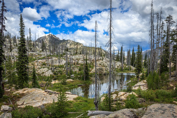 Summit Lake in the Payette National Forest, Idaho, USA