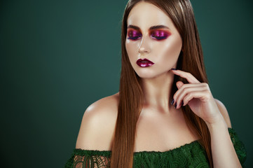 Evening make-up