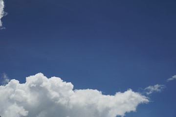 Naklejka na ściany i meble blue sky and clouds pattern background