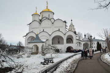 Fototapeta na wymiar Russian Orthodox churches and monasteries.
